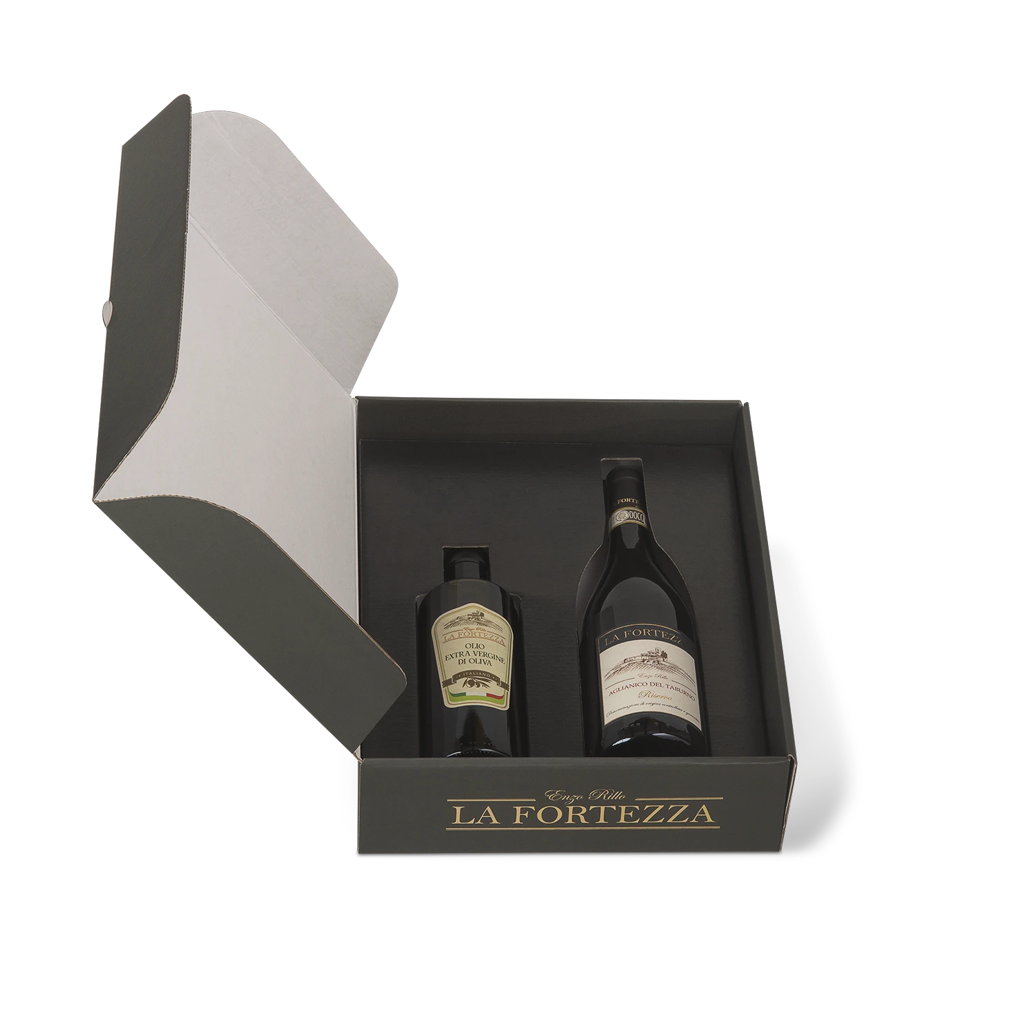 Confezione Olio extra vergine d'Oliva + Aglianico del Taburno Riserva