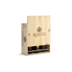 Impronta Line 3-Bottle Wooden Box