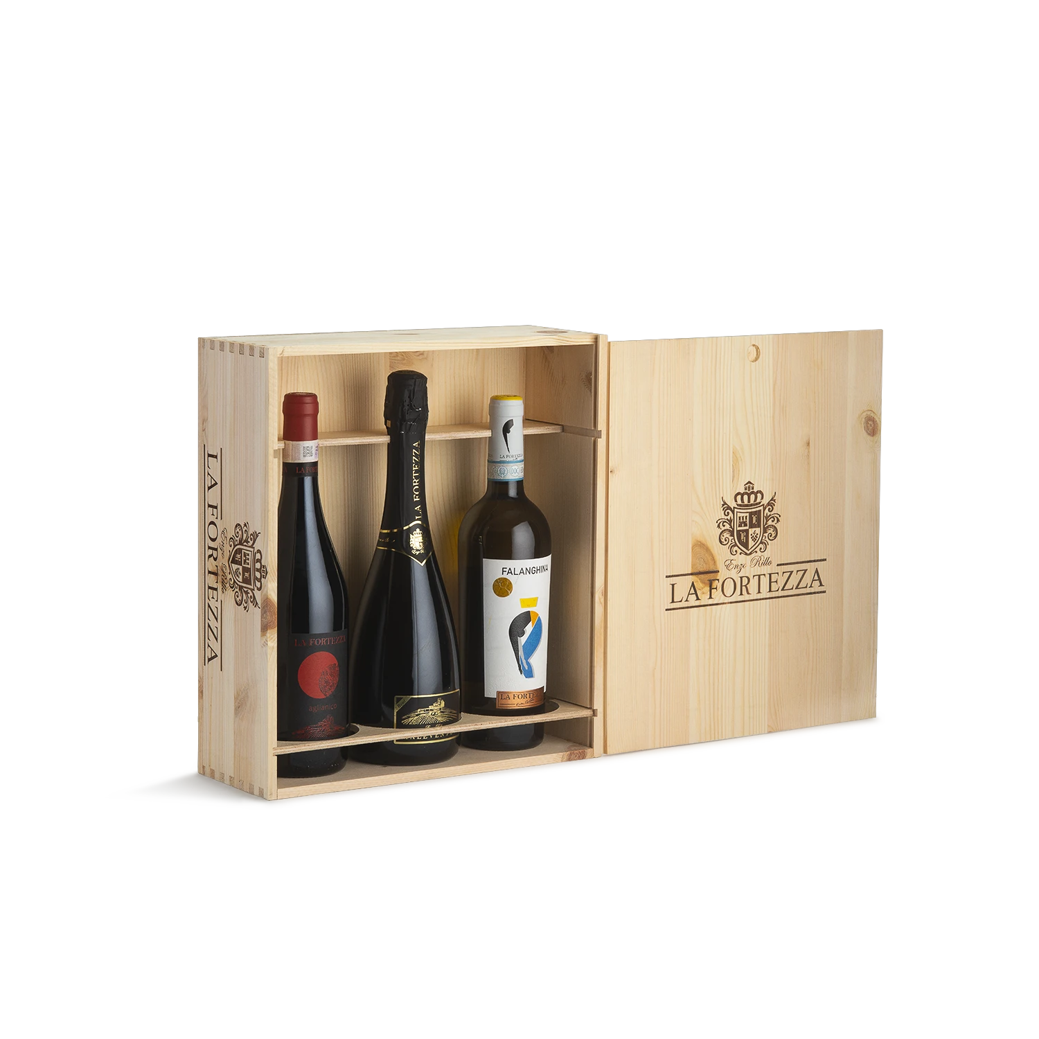 Cassetta Legno 3 vini Sannio