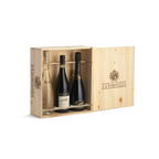 Wooden box with 3 products