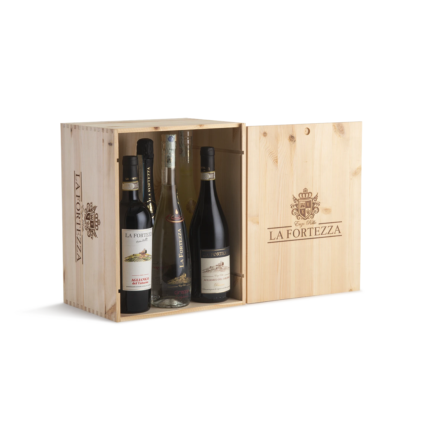 Cassetta Legno 6 Bottiglie Vini Taburno