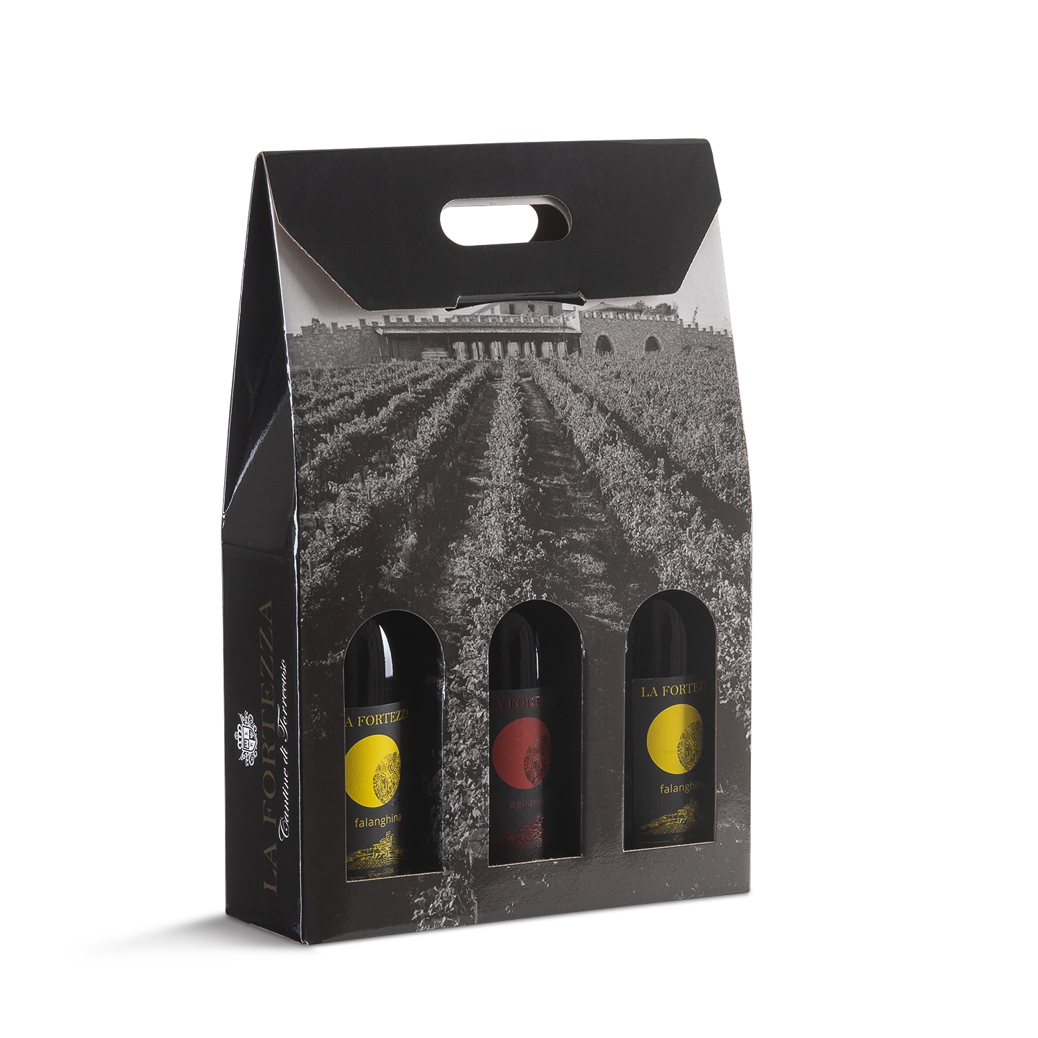 Confezione da trasporto 3 bottiglie Linea Impronta